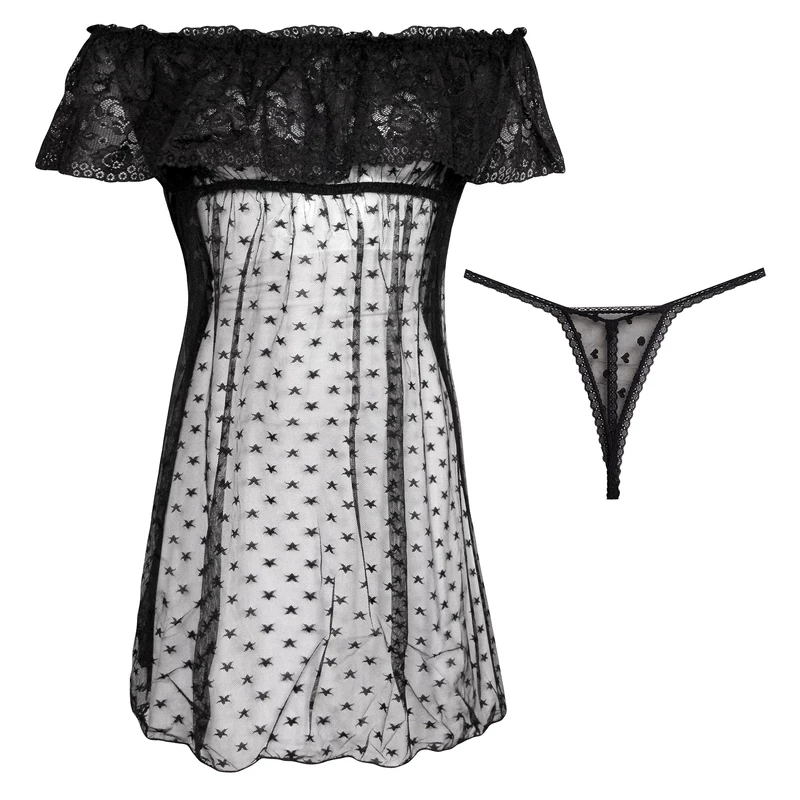 لباس خواب زنانه مدل گیپوری کد 4310-21002