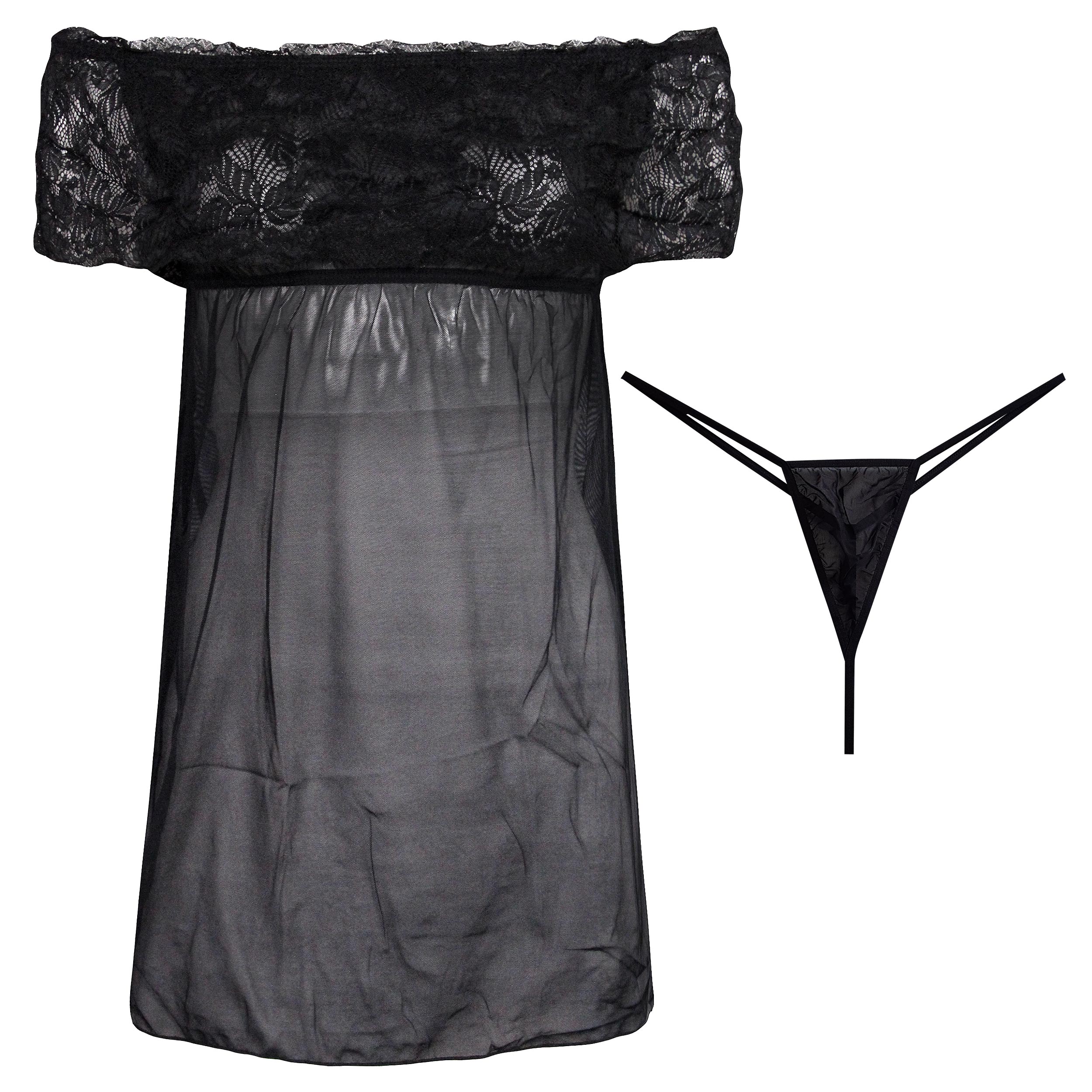 لباس خواب زنانه مدل گیپوری کد 4311-21008