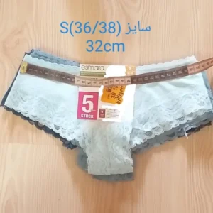 شورت زنانه اسمارا مدل توردار HIPSTER rosh es 362806 مجموعه 5 عددی