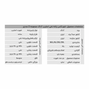 شورتکس زنانه آداک کد 645678 مجموعه 4 عددی