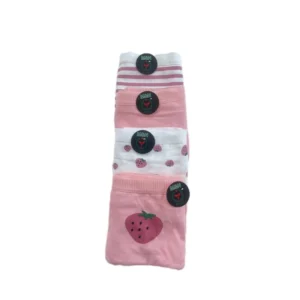 شورت زنانه مدل عروسکی توت فرنگی بسته 4 عددی