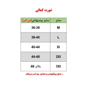 شورت زنانه کمالی مدل حصیری بسته 6 عددی