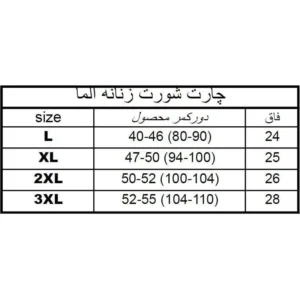 شورت زنانه آلما مدل اسلیپ بسته 3 عددی