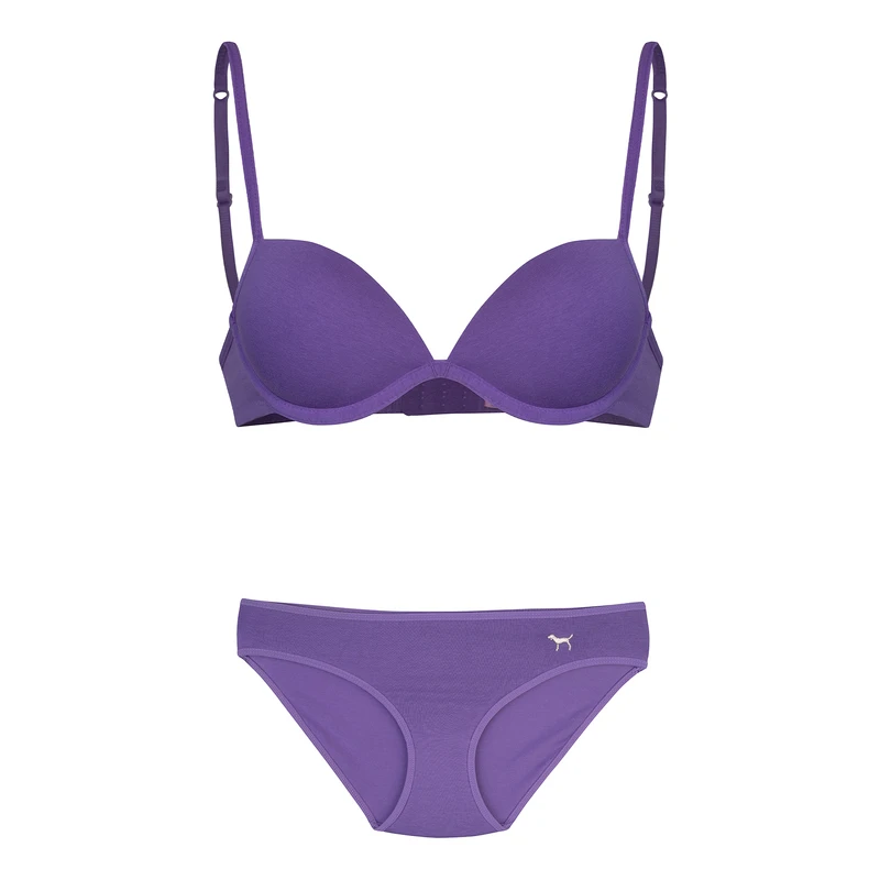 ست شورت و سوتین زنانه چری پینک مدل SKYB ست شورت و سوتین زنانه چری پینک مدل SKYB