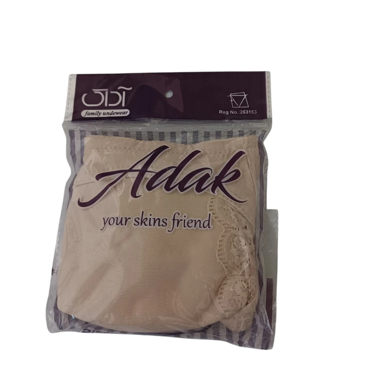 سوتین زنانه بالکنی آداک مدل نخ پنبه دانتل پرسی
