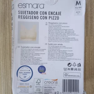 نیم تنه زنانه اسمارا مدل لیزری کد reggiseno con pizzo