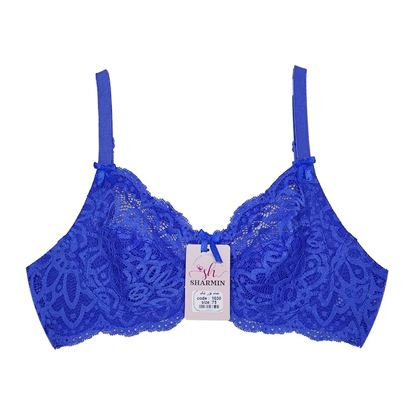 سوتین زنانه شارمین مدل تمام تور فنر دار کد ZP85.1