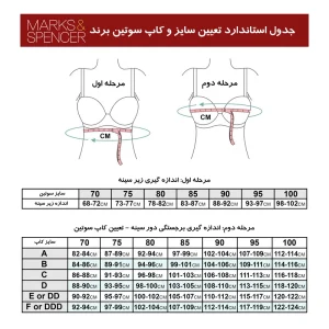 سوتین زنانه مارکس اند اسپنسر مدل 09669093 بدون فنر