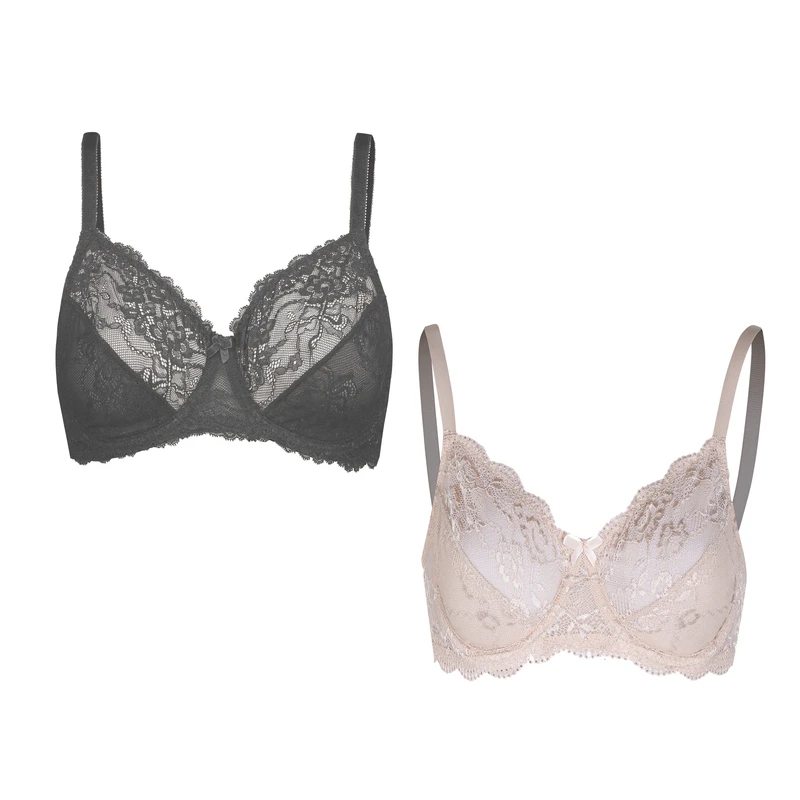 سوتین فنردار زنانه ژولانیک کد S-BC بسته دو عددی