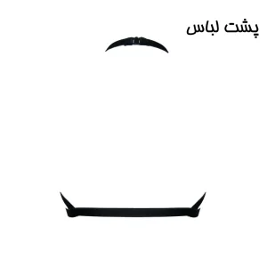 سوتین زنانه شیک فام مدل 995511