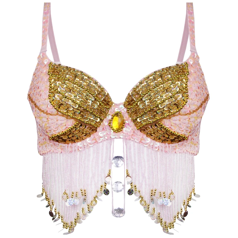 سوتین زنانه ماییلدا مدل پولک دوزی فنردار کد 4512-8