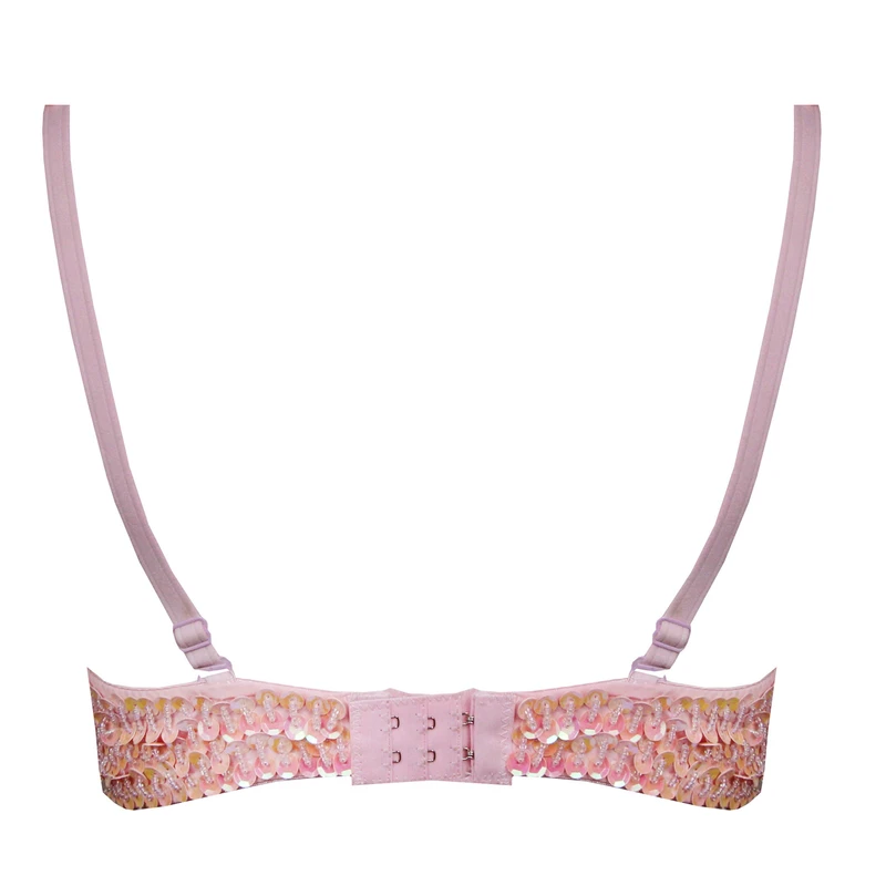 سوتین زنانه ماییلدا مدل پولک دوزی فنردار کد 4512-8